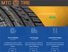 Tablet Screenshot of mtctire.ca